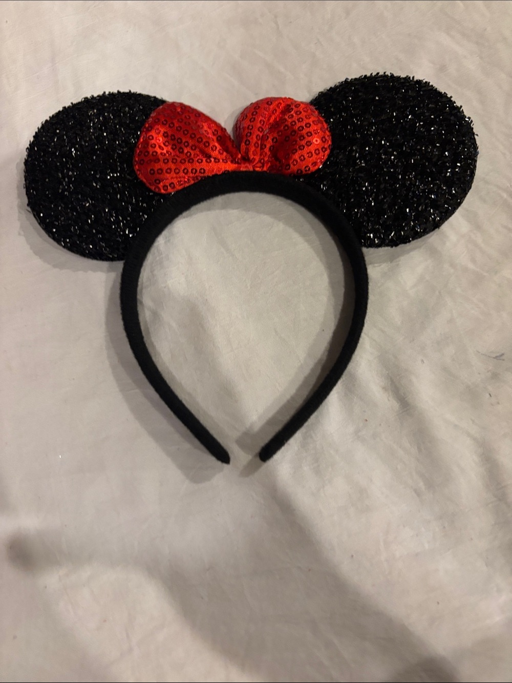 Minnie Mouse Red Polka Dot Kids Disney long sleeve shirt,I added Tutu & Headband - Picture 5 of 5
